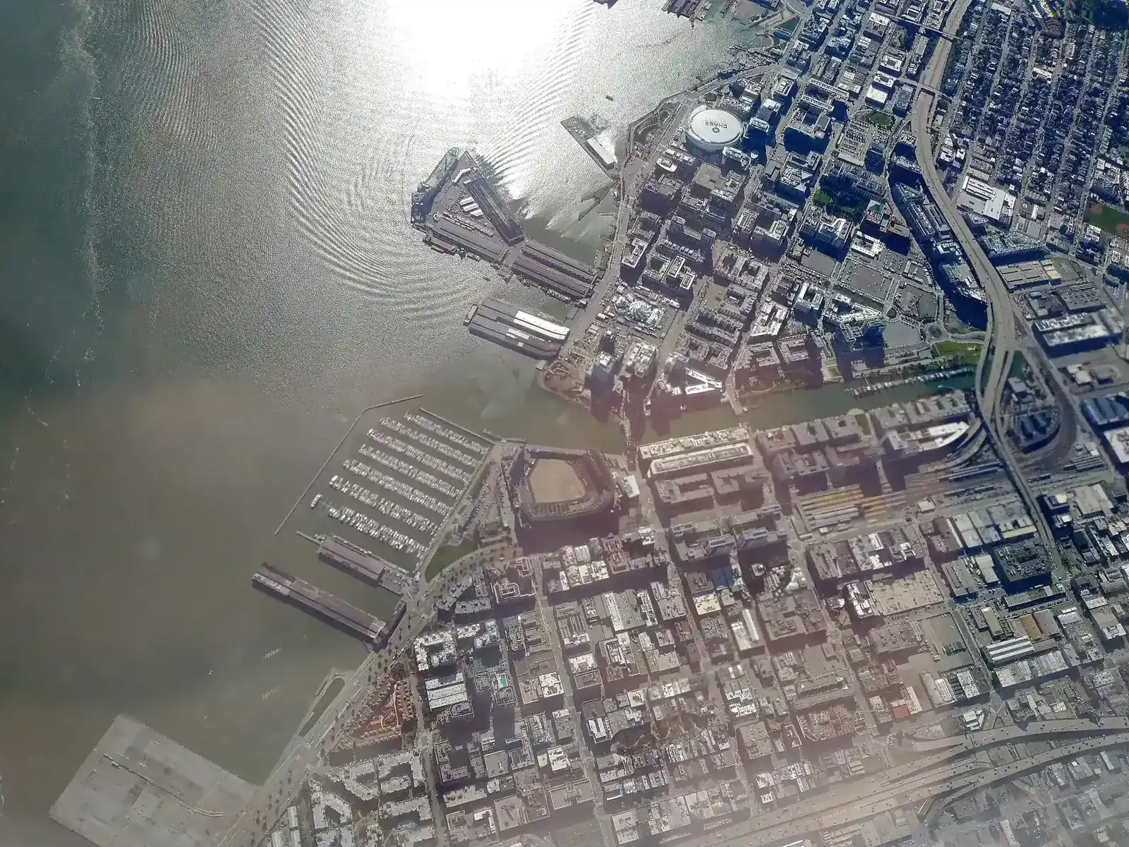 Aerial view of San Francisco
